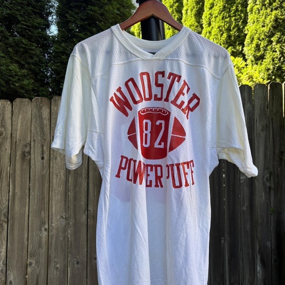 Russell Athletic Mens Small Vintage 80s Wooster Powderpuff Football Jersey - Picture 1 of 4